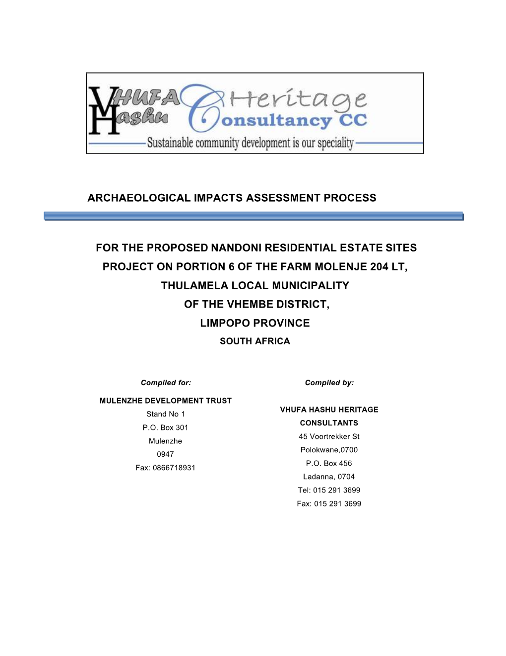 Heritage Report.Pdf