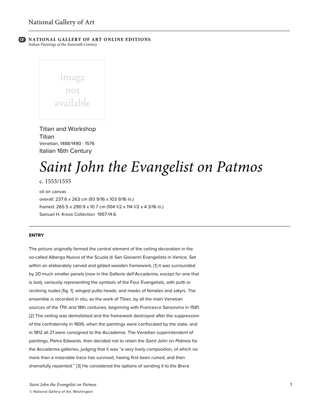 Saint John the Evangelist on Patmos C