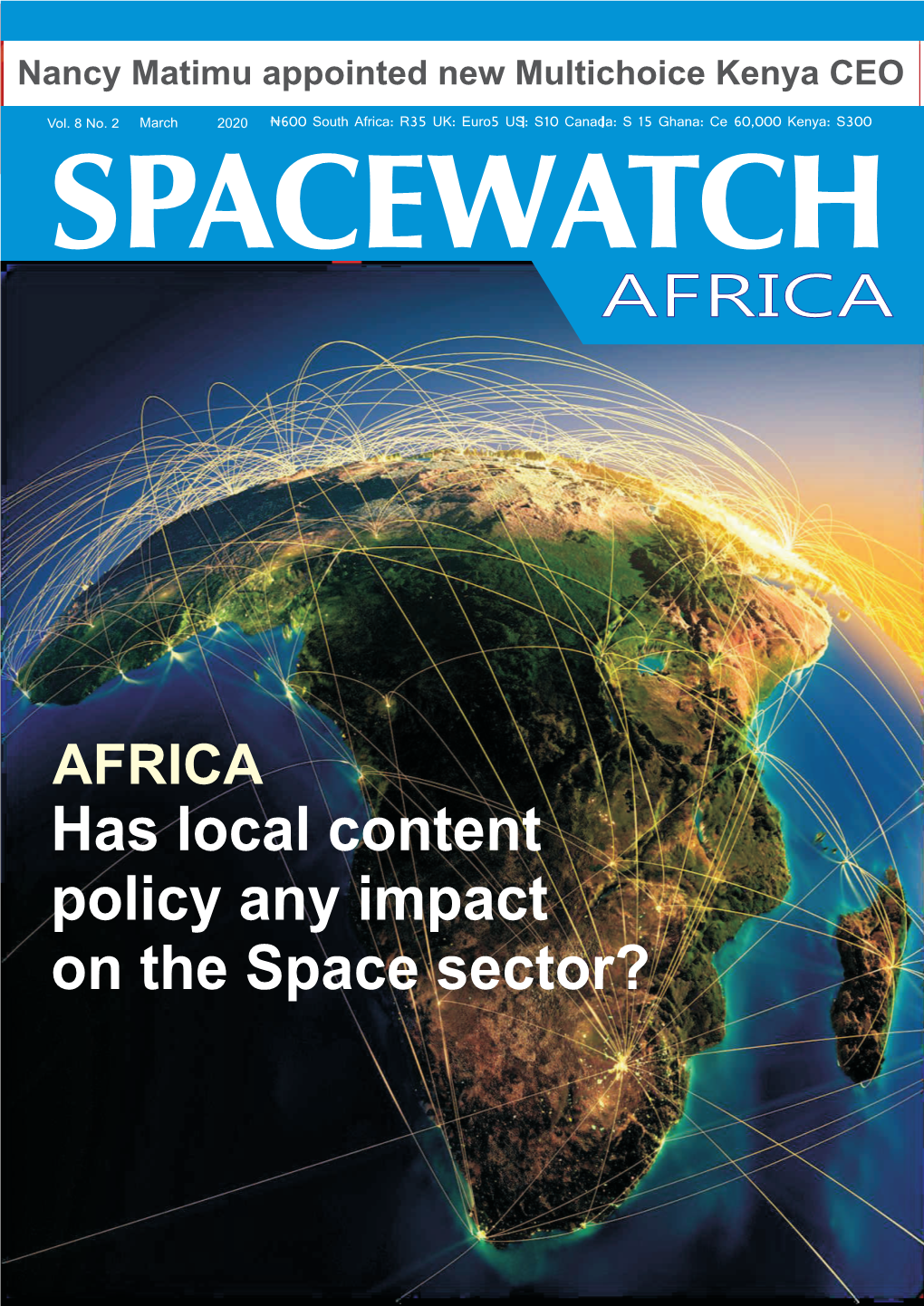 Spacewatchafrica March Edition