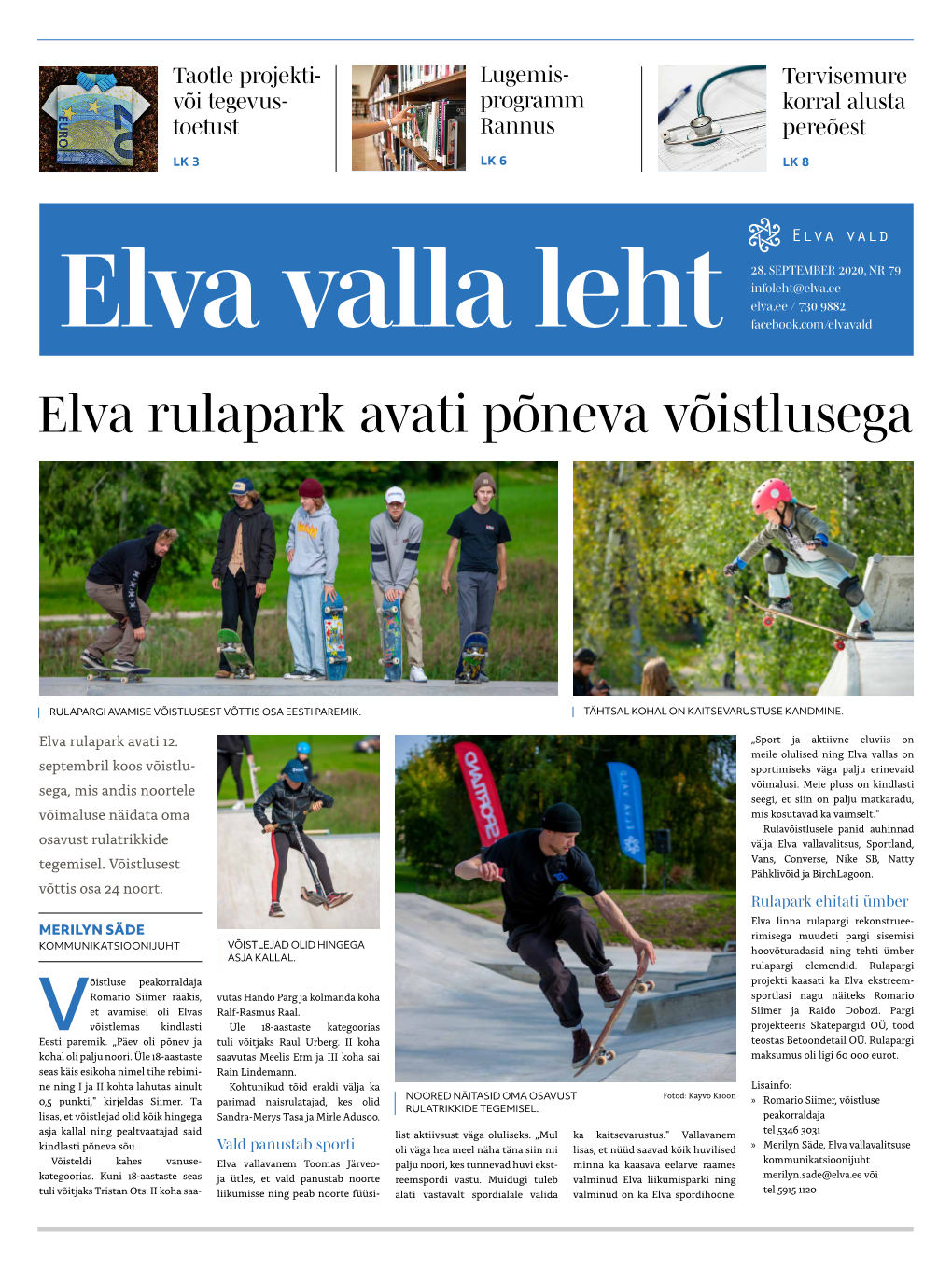 Elva Rulapark Avati Põneva Võistlusega