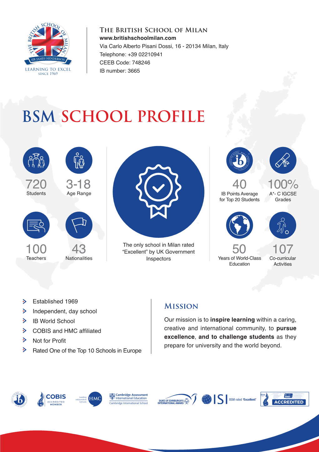 BSM School Profile 2020