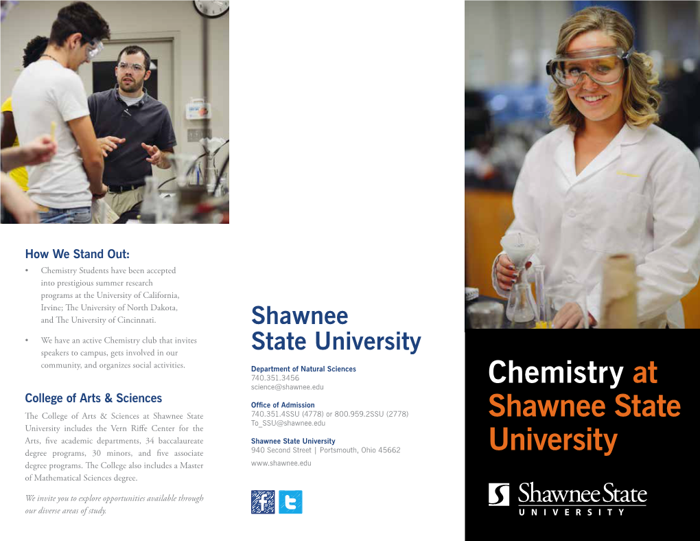 Chemistry at Shawnee State University