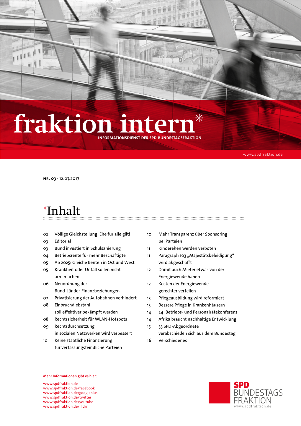 Fraktion Intern Nr. 3/2017