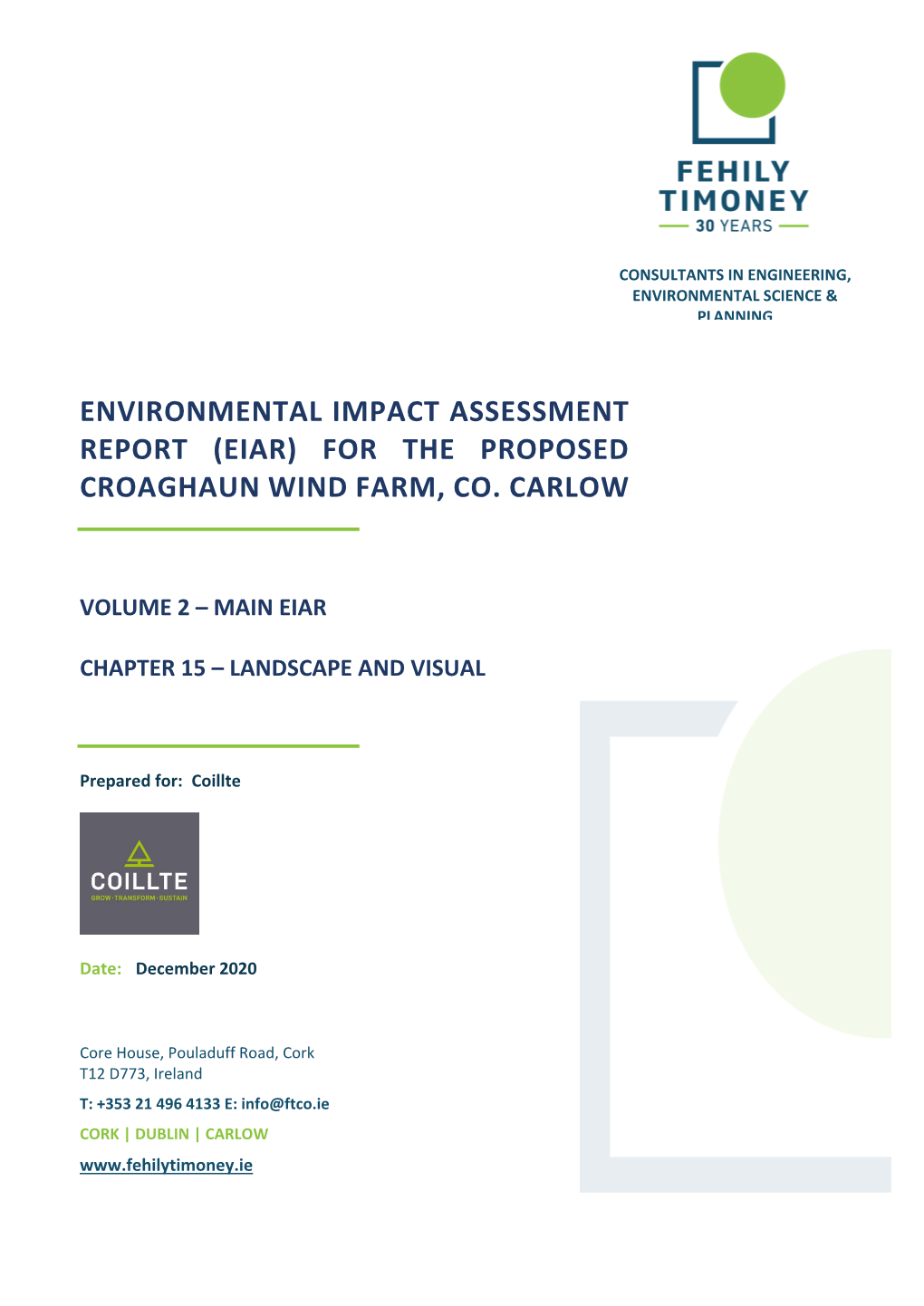 Vol 2 Ch15 Landscape and Visual Coillte+ MHC Comments