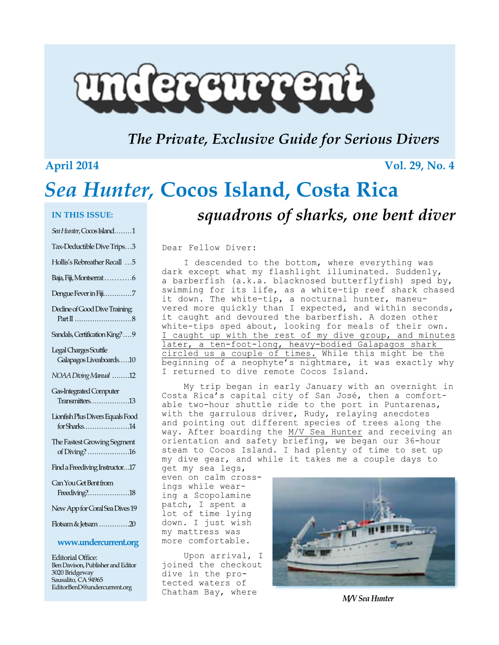 Undercurrent, April 2014