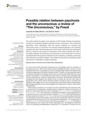“The Unconscious,” by Freud