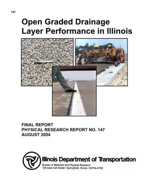 Open Graded Drainage Layer Performance in Illinois