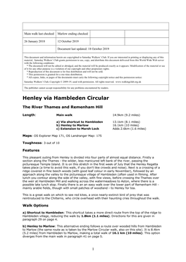 Henley Via Hambleden Circular