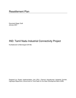 51337-001: Tamil Nadu Industrial Connectivity Project