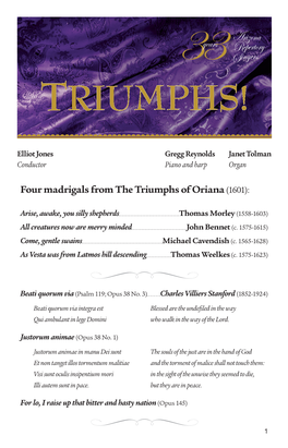 ARS-Triumphs-Program-Notes