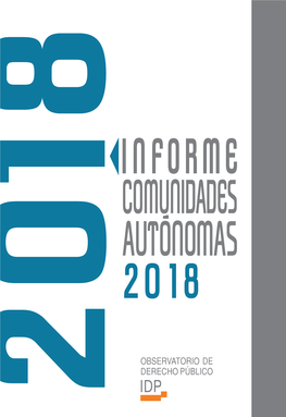 Informe Comunidades Autónomas 2018
