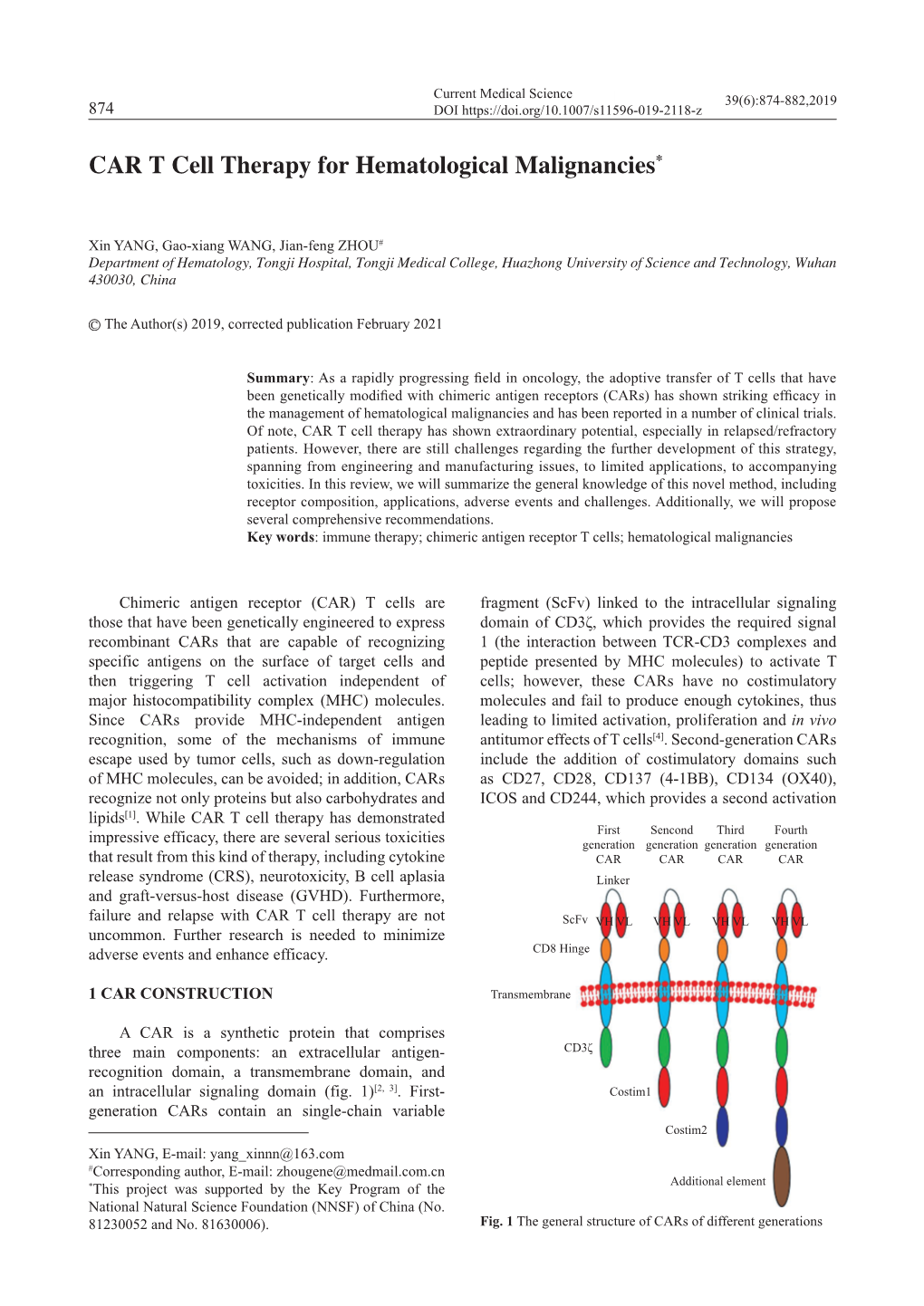 Car T Cell Therapy For Hematological Malignancies Docslib