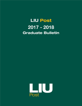 Long Island University C.W. Post Campus Bulletin