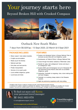 Broken Hill –Mungo National Park