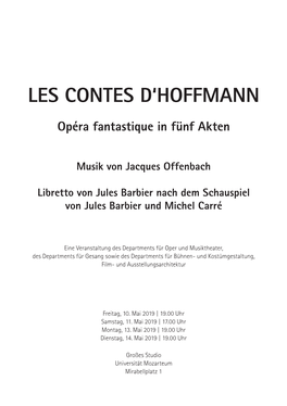 Les Contes D'hoffmann