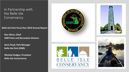 Belle Isle Annual Report