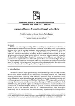 Improving Machine Translation Through Linked Data