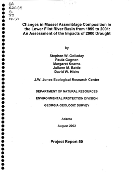 Changes in Mussel Assemblage Composition in the Lower