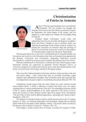 Christianization of Fairies in Armenia