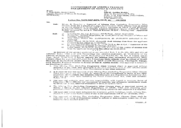 GOVERNMENT of ANDHRA PRADESH DEPARTMENT of MINES & GEOLOGY from to P. Raja Babu, M.Sc