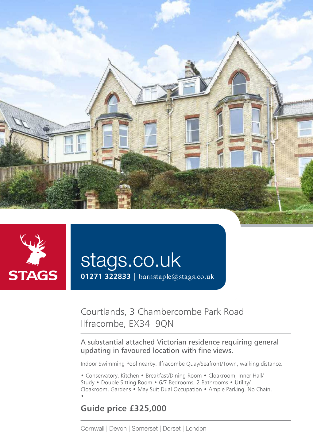 Stags.Co.Uk 01271 322833 | Barnstaple@Stags.Co.Uk