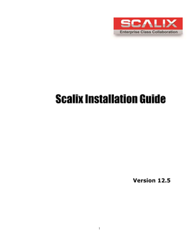 Scalix Installation Guide