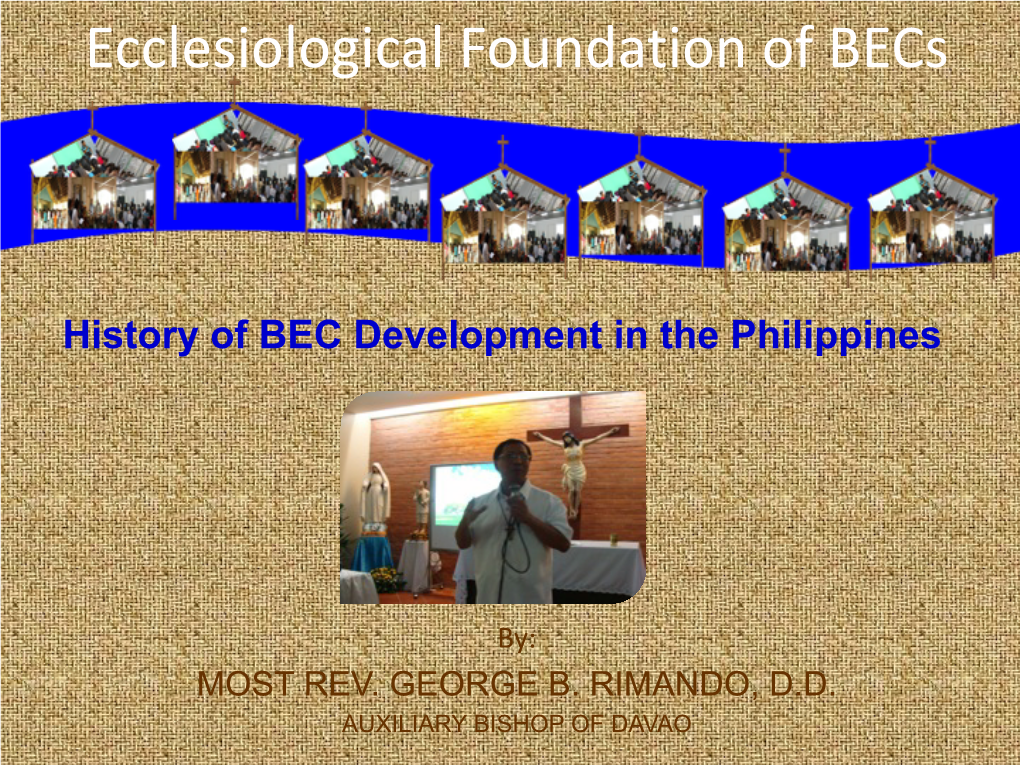 history-of-basic-ecclesial-community-bec-in-the-philippines-docslib