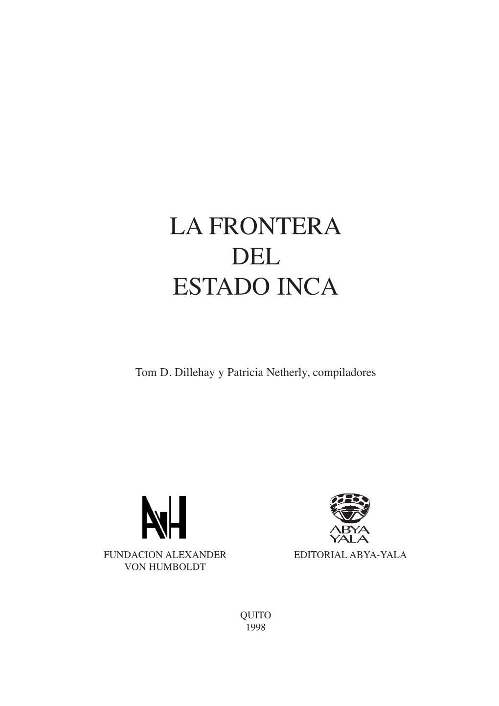 La Frontera Del Estado Inca