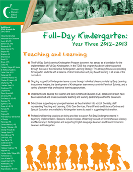 Full-Day Kindergarten