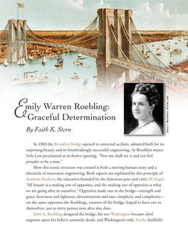 Emily Warren Roebling: Graceful Determination