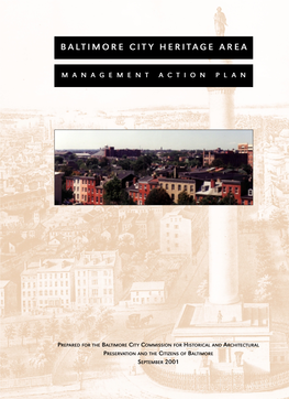 Heritage Area Management Action Plan