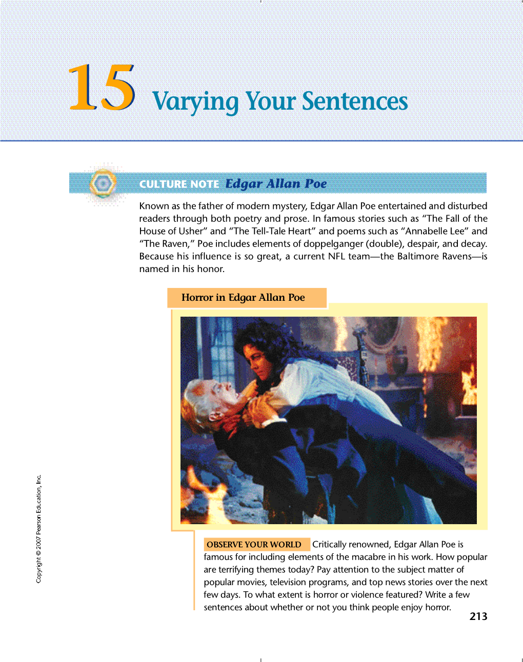 15 Varying Your Sentences