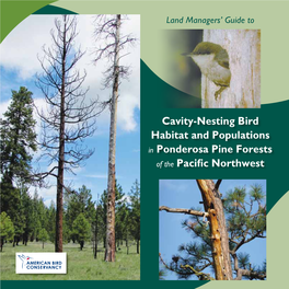 Cavity-Nesting Bird Habitat and Populations in Ponderosa Pine