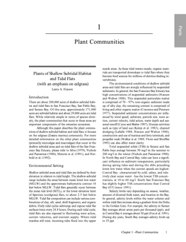 Species and Community Profiles