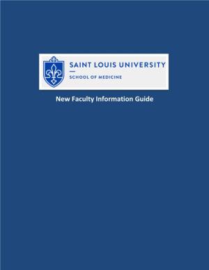 New Faculty Information Guide