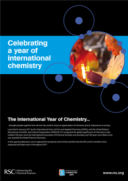 Celebrating a Year of International Chemistry