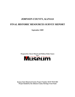 Johnson County Historic Resources Survey