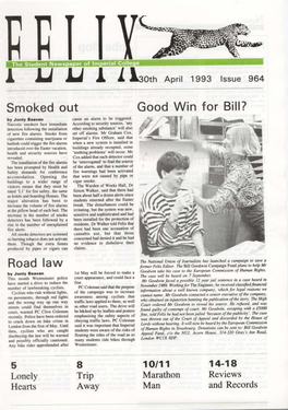 Felix Issue 0953, 1993