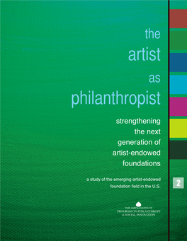 Artist As Philanthropist V2