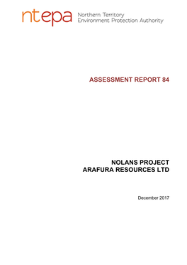 Assessment Report 84