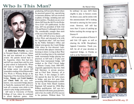 Who Is This Man? by Muriel Altus Graduating, Jeff Moved to Miami Where Be Nothing”, He Says