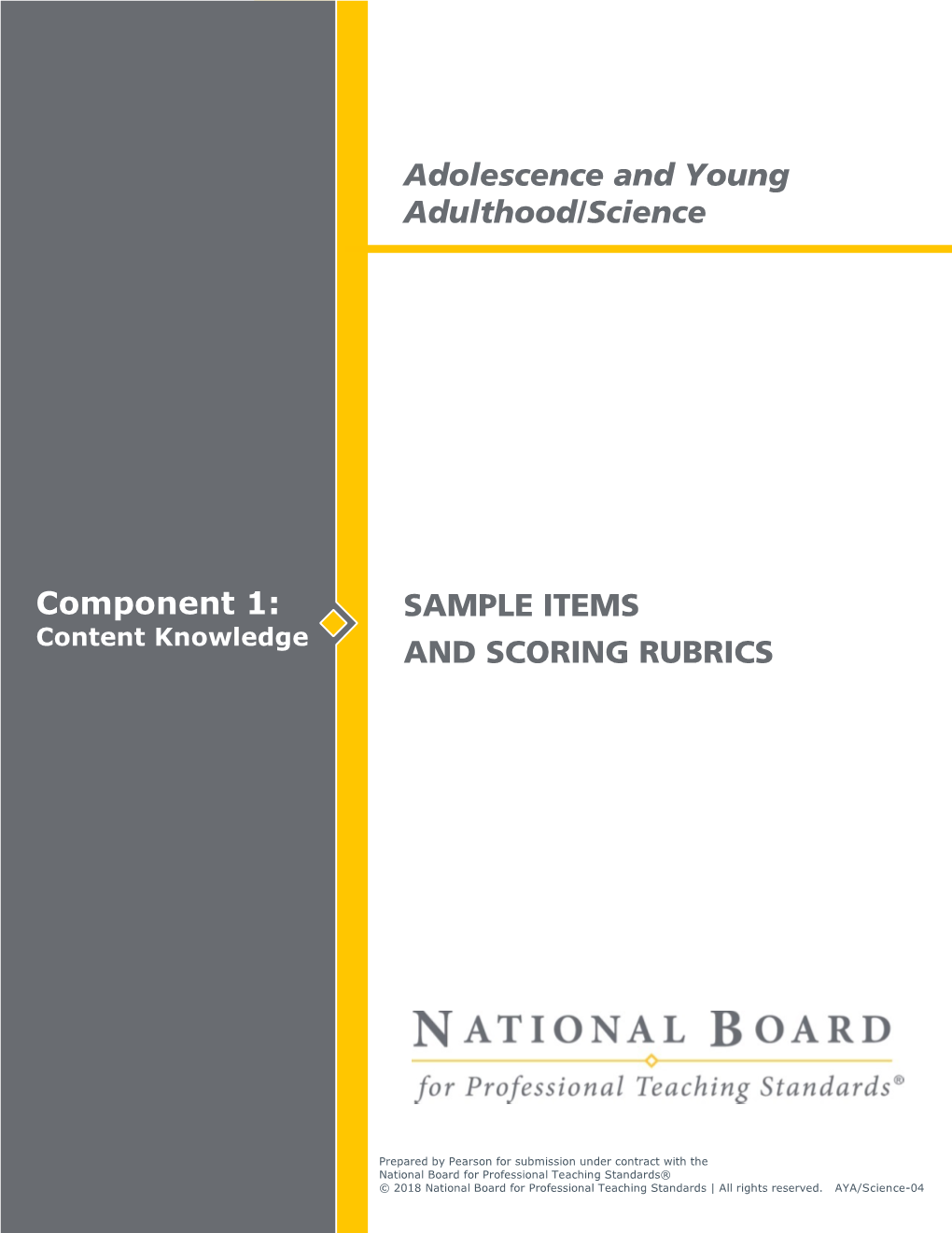Adolescence and Young Adulthood/Science