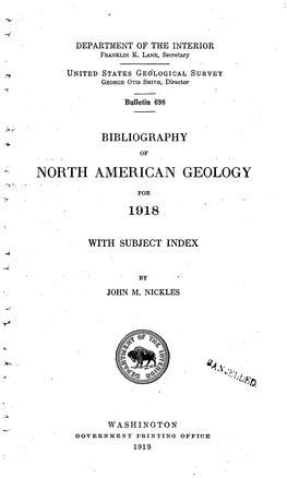 North American Geology