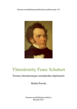 Yhtenäistetty Franz Schubert
