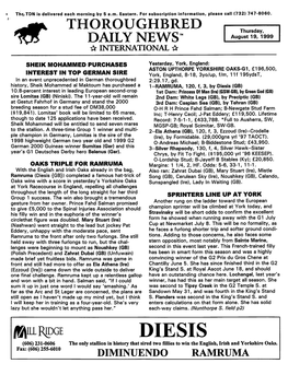 IBT DAILY NEWS- August 19, 1999 •H INTERNATIONAL