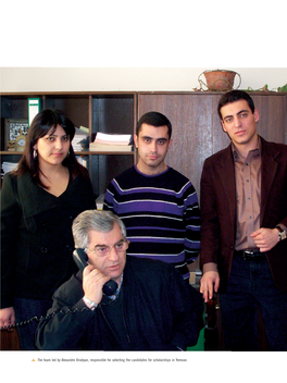 The Team Led by Alexandre Virabyan, Responsible for Selecting the Candidates for Scholarships in Yerevan. 172