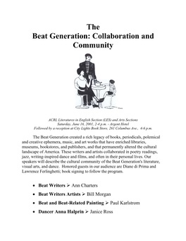 The Beat Generation: Collaboration and Community