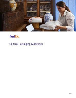 General Packaging Guidelines
