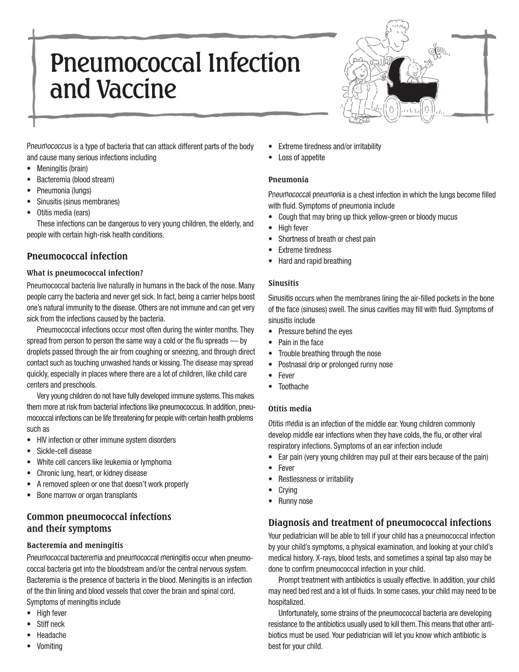 Pneumococcal Infection and Vaccine