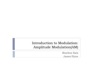 Amplitude Modulation(AM)